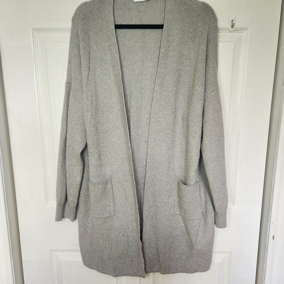 Ricki's Plus  Size Grey Knit Cardigan Size 2x/3x - Picture 1 of 9